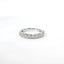 14K White Gold and Natural Diamond Band