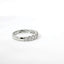 14K White Gold and Natural Diamond Band