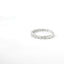 18K White Gold Diamond Band