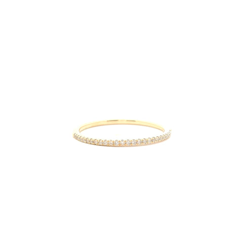 YELLOW GOLD AND NATURAL DIAMOND FASHION RING 110-06397