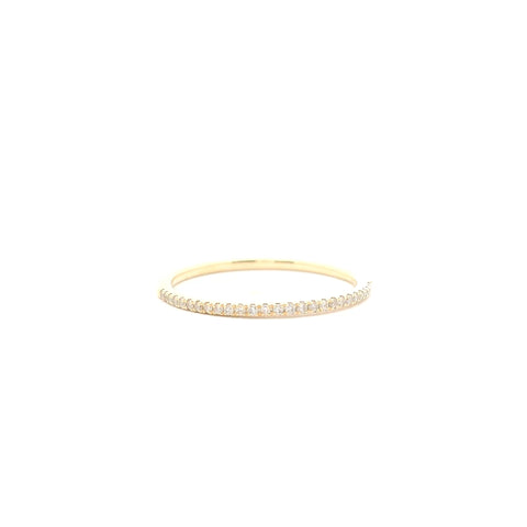 YELLOW GOLD AND NATURAL DIAMOND FASHION RING 110-06397