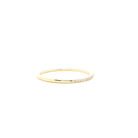 YELLOW GOLD AND NATURAL DIAMOND FASHION RING 110-06397