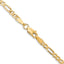 14K 3.25mm 20 Inch Flat Figaro Chain