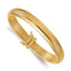 14K Polished 8.4mm Omega 7.25 Inch Bracelet