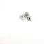 14K White Gold Black Diamond Stud Earrings