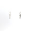 WHITE GOLD AND NATURAL BAGUETTE DIAMOND HUGGIE EARRINGS 150-07060