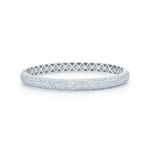 KWIAT 18KT Five-Row Pavé Diamond Bangle Bracelet B-15545Y-0-DIA-18KY