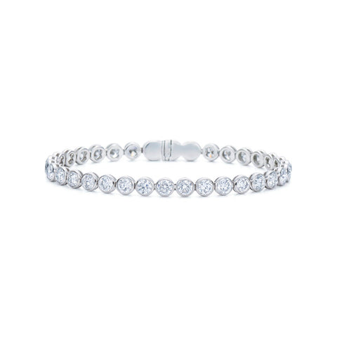 KWIAT 18KT Bezel Set Diamond Line Bracelet B-15553-GROUP-18KW