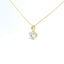 14KT YELLOW GOLD DIAMOND SOLITAIRE PENDANT 160-04394