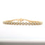 14K Yellow Gold Natural Diamond Tennis Bracelet