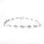 14K White Gold Natural Diamond Bracelet