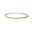 14K Yellow Gold Flexible Diamond Bangle Bracelet