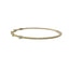 14K Yellow Gold Flexible Diamond Bangle Bracelet