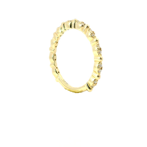 14KT YELLOW GOLD DIAMOND BAND 185-00135