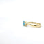 14K Yellow Gold Swiss Blue Topaz Ring