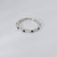 14KT White Gold Stackable Ruby Band