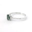 Natural Alexandrite and Diamond Three Stone Ring 201-00370
