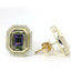 Amethyst and Diamond Halo Earrings 210-03255