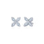 KWIAT 18KT Sunburst X Diamond Earrings E-2177-0-DIA-18KW