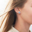 KWIAT 18KT Sunburst Stud Earrings with Diamond Double Halo E-2180-0-DIA-18KW