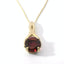 Rubelite Tourmaline Solitaire Pendant 230-02363
