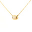 14KT YELLOW GOLD OPAL NECKLACE 230-02426