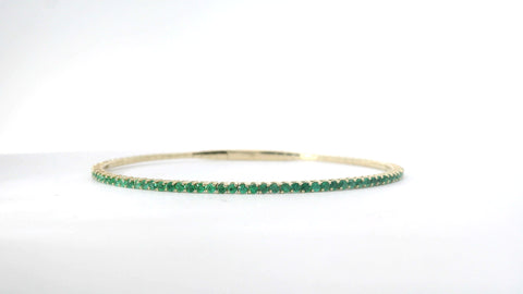 Emerald Bangle Bracelet 241-00043