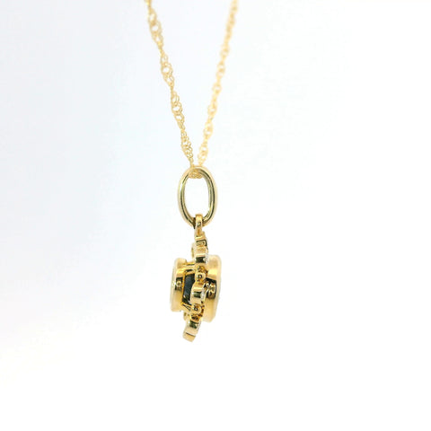 14KT SAPPHIRE PENDANT 231-00308