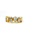 14KT YELLOW GOLD PEAR SHAPE DIAMOND BAND 130-01719