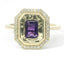 Amethyst Halo Ring 200-04209