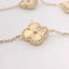 Bassali 14k Gold Clover Station Bracelet
