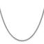 Leslie's 14K White Gold 2.1mm Spiga Chain 18" 430-09575