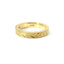 3.6MM 14KT YELLOW GOLD HAND ENGRAVED RING WITH MILGRAIN 400-08229