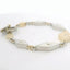 YELLOW GOLD AND PLATINUM REVERSIBLE DIAMOND MOKUME BRACELET WITH TOGGLE CLASP