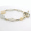 YELLOW GOLD AND PLATINUM REVERSIBLE DIAMOND MOKUME BRACELET WITH TOGGLE CLASP