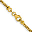 14K 2.4mm Franco 20 Inch Chain