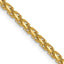 14K 2.1mm Diamond Cut Open Franco 18 Inch Chain