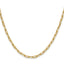 14K Semi-Solid 18 Inch Beveled Diamond Cut Paperclip Necklace