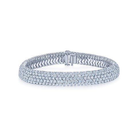 KWIAT 18KT Five-Row Diamond Bracelet B-15333-0-DIA-18KW