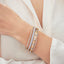 KWIAT 18KT Five-Row Pavé Diamond Bangle Bracelet B-15545Y-0-DIA-18KY