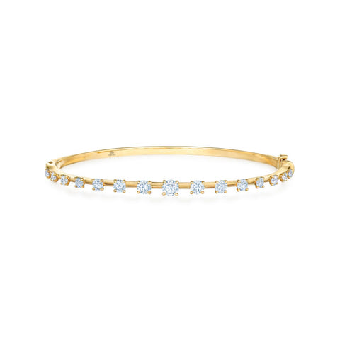 KWIAT 18KT Starry Night Diamond Bangle Bracelet B-19524-0-DIA-18KY