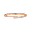 KWIAT 18KT Cobblestone Bypass Bangle with Pavé Diamonds B-19619-0-DIA-18KW