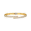 KWIAT 18KT Cobblestone Bypass Bangle with Pavé Diamonds B-19619-0-DIA-18KW