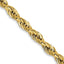 14K 22 inch 4.75mm Semi Solid Rope with Lobster Clasp Chain