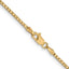 14K 1.5mm 22 Inch Box Chain