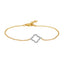 Bassali 14kt Two-Tone Diamond Clover Bracelet BR11582XD