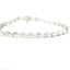 18KT WHITE GOLD PEAR SHAPE DIAMOND LINE BRACELET 170-01105
