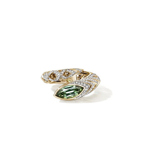 John Hardy Artisan Series Naga Wrap Ring RGS603801MGTDI
