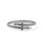 John Hardy Spear Flex Cuff, Sterling Silver, Gemstones, 5.5MM CBS9011074BSP