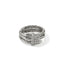 John Hardy Spear Ring, Sterling Silver, Diamonds, Wide RBP986812DI